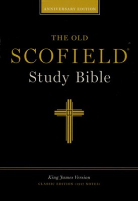 The Old Scofield Study Bible Classic Edition - Black, Genuine Leather, KJV, 294RL