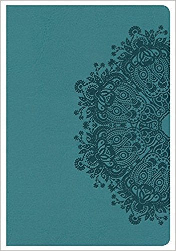 Holman Compact Ultrathin Bible Teal Leather Touch, KJV