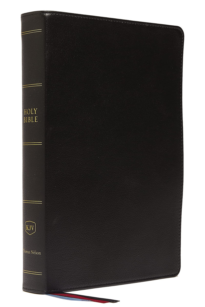Preaching Bible, Black Premium Calfskin Leather, KJV
