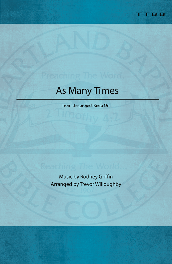 As Many Times  (Sheet Music)