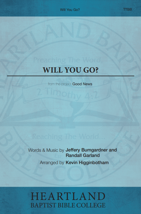 Will You Go? (Sheet Music)