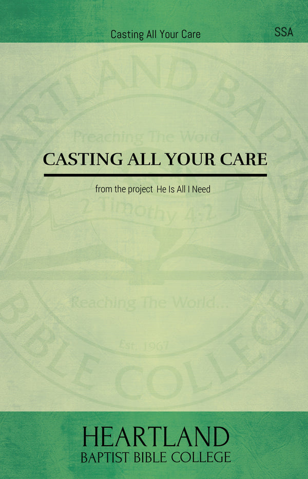 Casting All Your Care (Sheet Music)