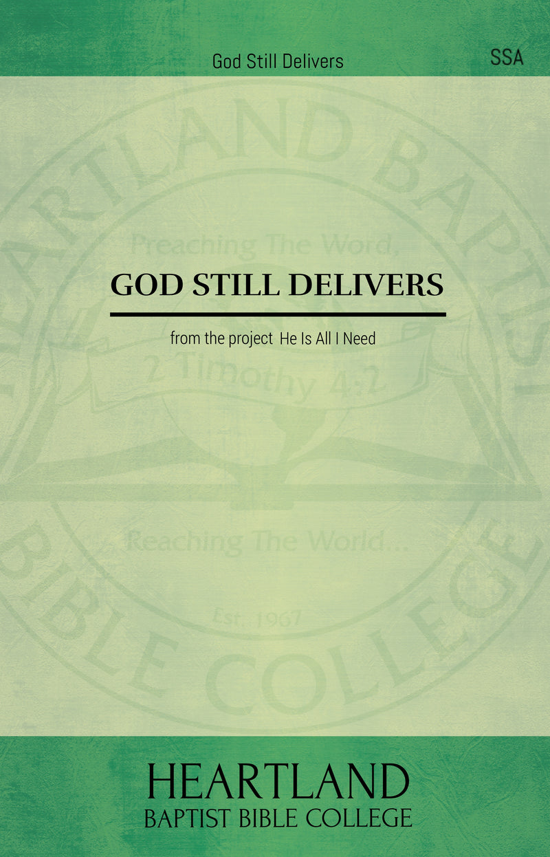 God Still Delivers (Sheet Music)
