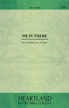 He Is There (Sheet Music)