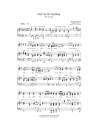 God Can Do Anything (Sheet Music)