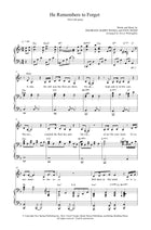 He Remembers to Forget (Sheet Music)