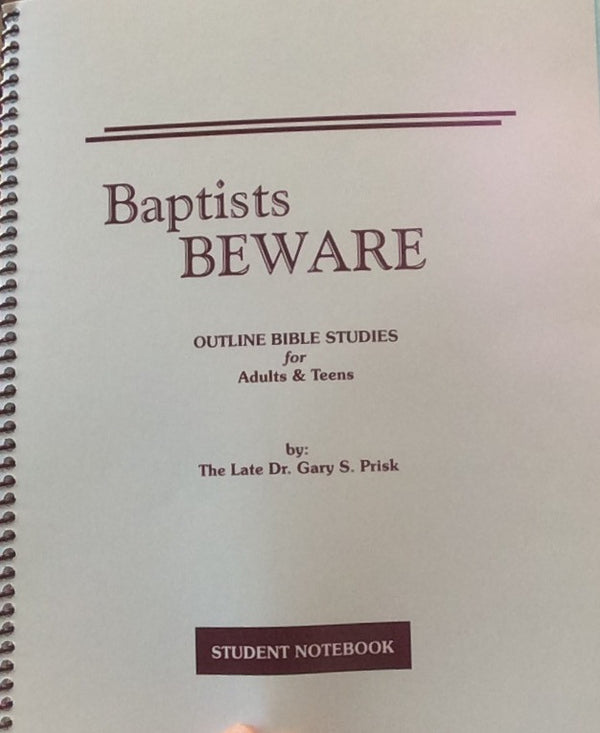 Baptist Beware Student