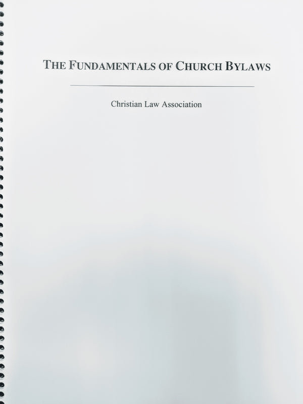 The Fundamentals of Church Bylaws