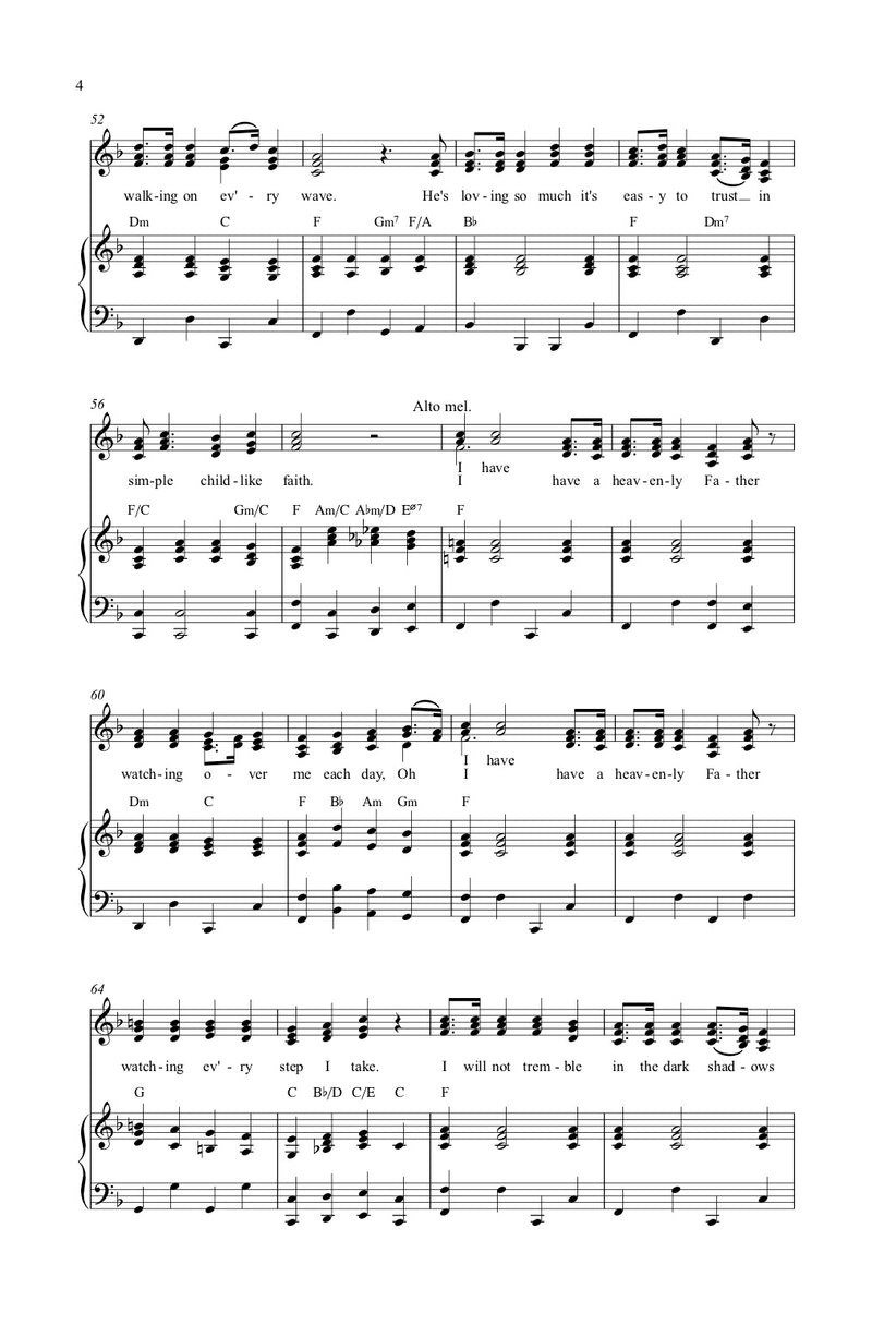 I Have a Heavenly Father (Sheet Music)