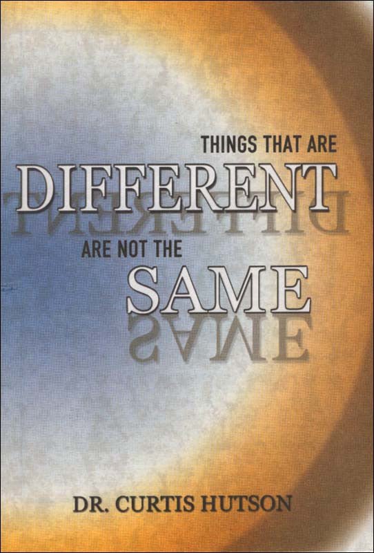 Things That Are Different Are Not the Same
