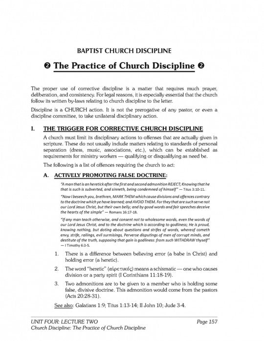 Baptist Church Polity, Volume 1 & 2.  (with Resource Appendix CD) SET