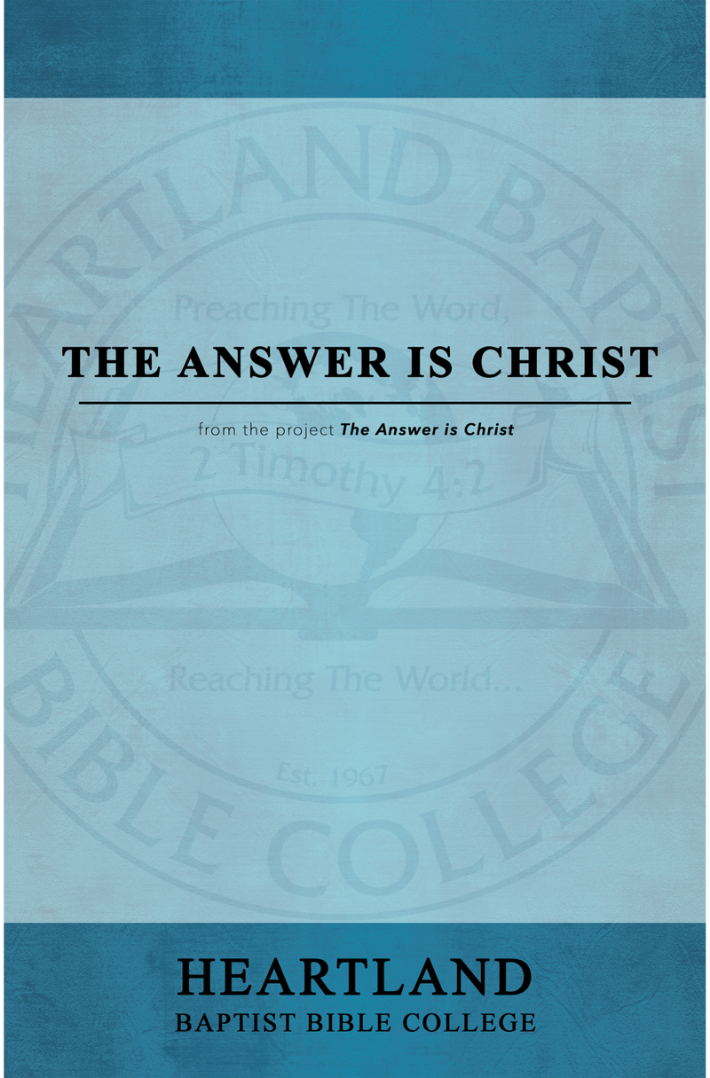 The Answer is Christ (Sheet Music)