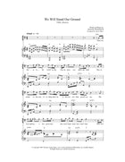 We Will Stand Our Ground (Sheet Music)
