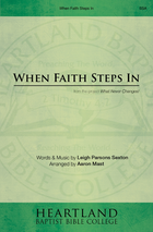 When Faith Steps In (Sheet Music)