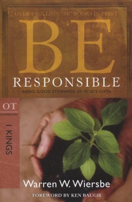 Be Responsible (1 Kings) - Books from Heartland Baptist Bookstore