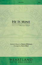 He Is Mine (Sheet Music)